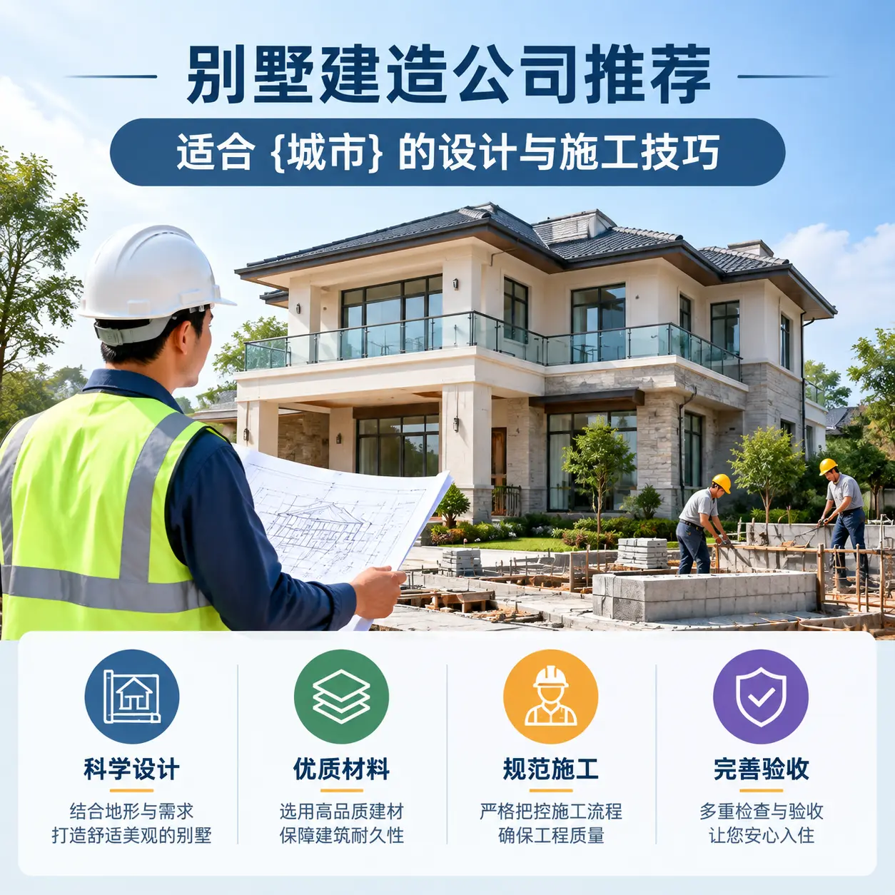 别墅建造公司推荐：适合 大方 的设计与施工技巧