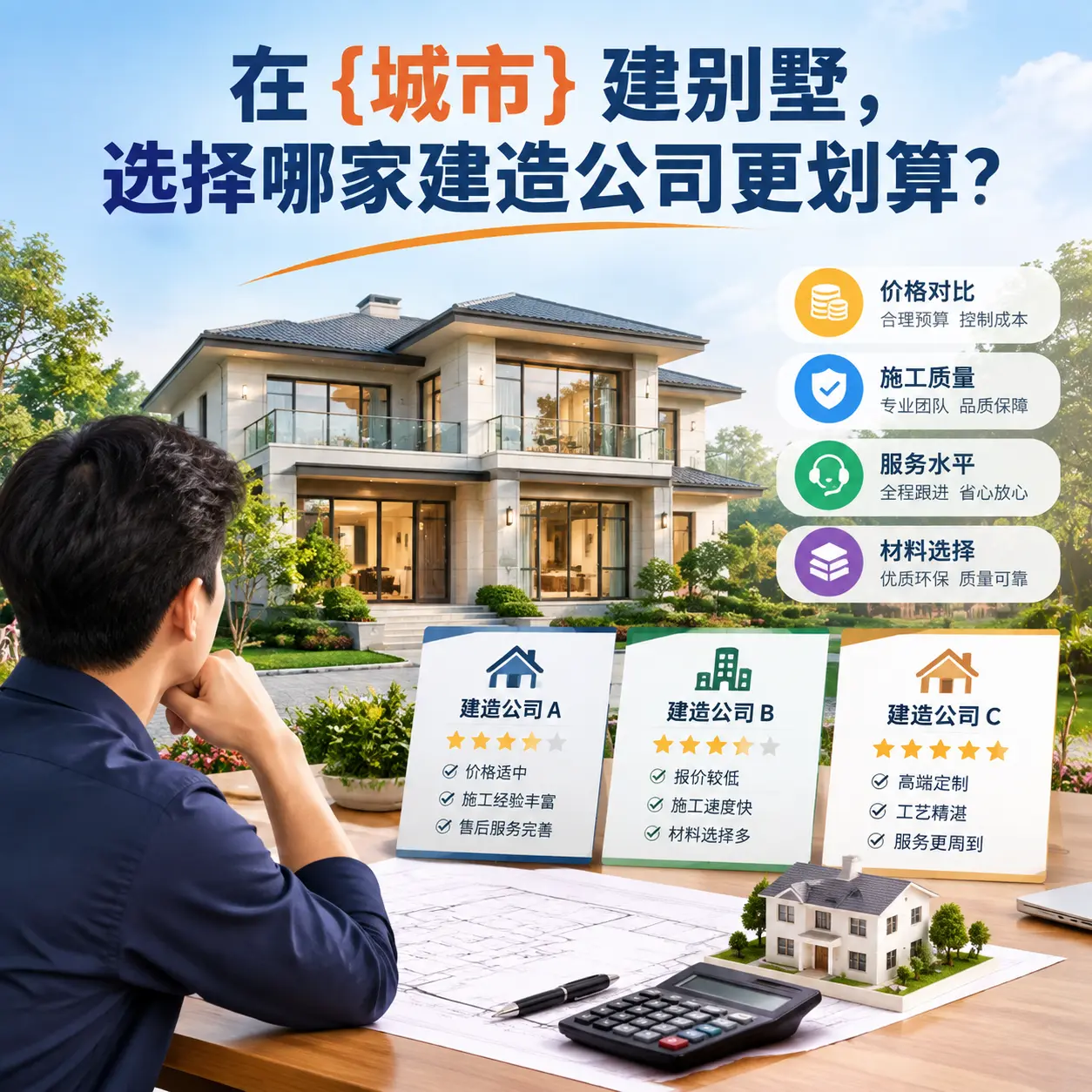 在 大方 建别墅,选择哪家建造公司更划算?