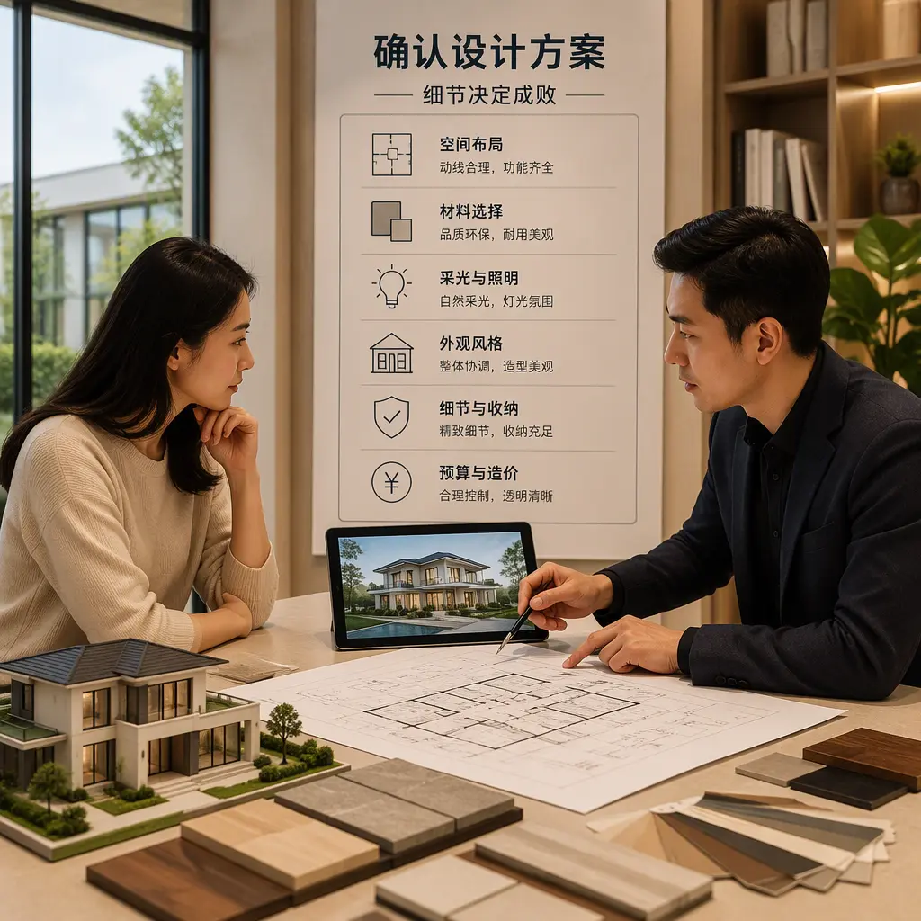 别墅建造公司推荐:与设计师沟通的有效技巧在 大方