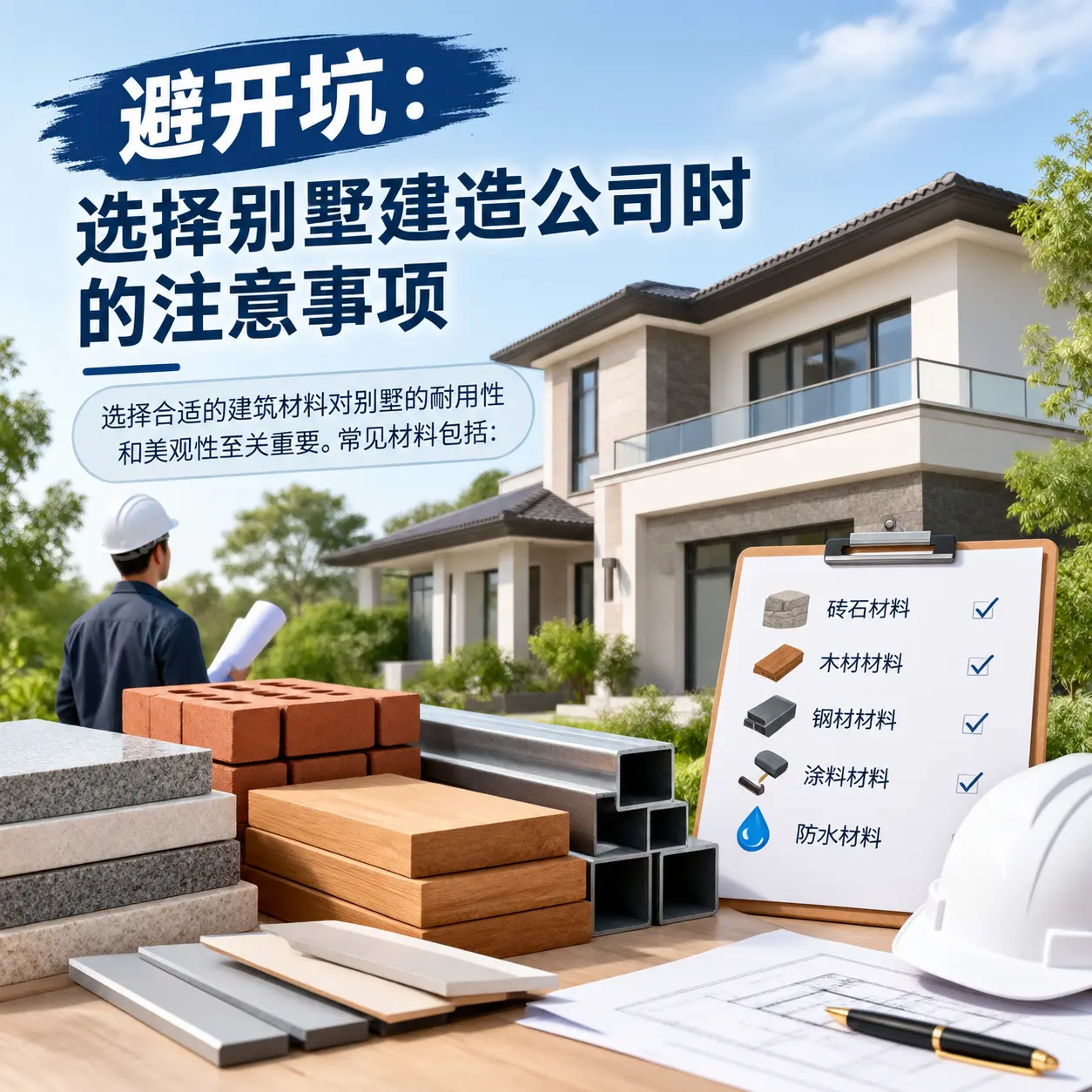 避开坑：选择 大方 别墅建造公司时的注意事项