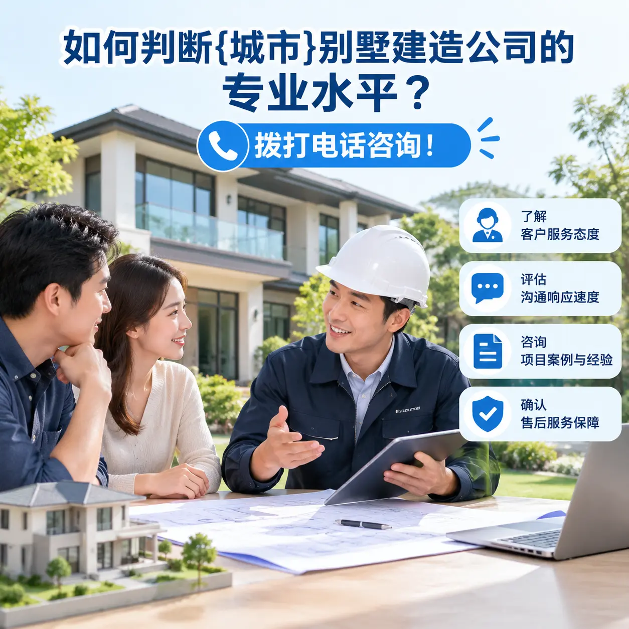 如何判断大方别墅建造公司的专业水平？拨打电话咨询！